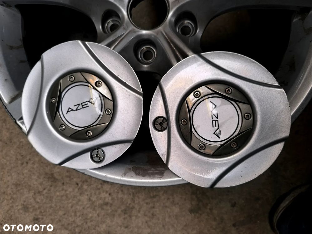 DEKIELKI Dekielek Zaślepka Duży Kołpak Kołpaczek AZEV do felgi aluminiowej alufelgi TYP K 2sztuki Dekiel 2szt. Legnica ORYGINALNE ORYGINAŁ ZE śrubką Z0119 - 1