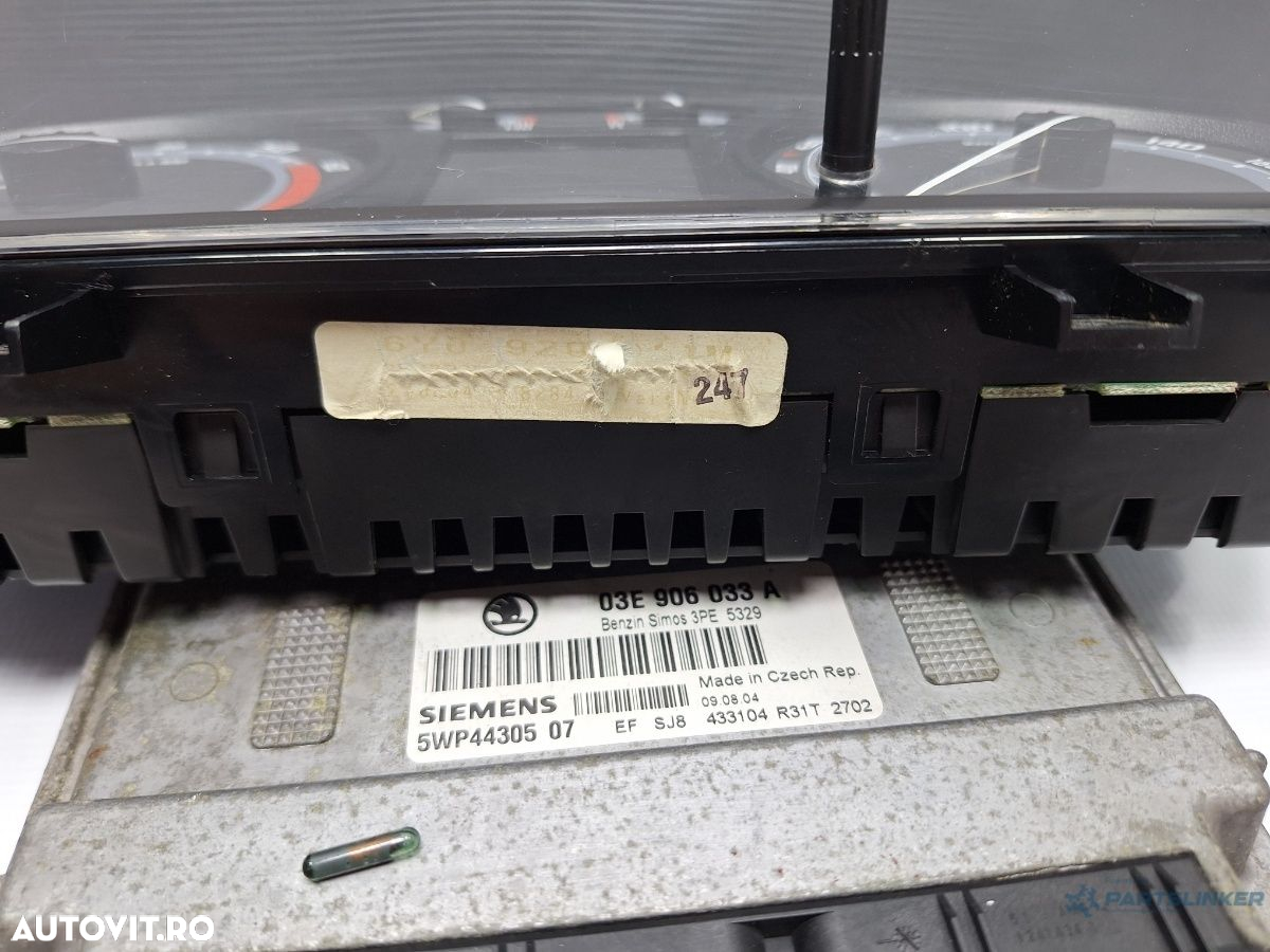 Kit pornire SKODA FABIA Combi (6Y5) [ 2000 - 2007 ] 1.2 (AZQ, BME) 47KW|64HP OEM 03E906033A , 6Y0920881M - 3