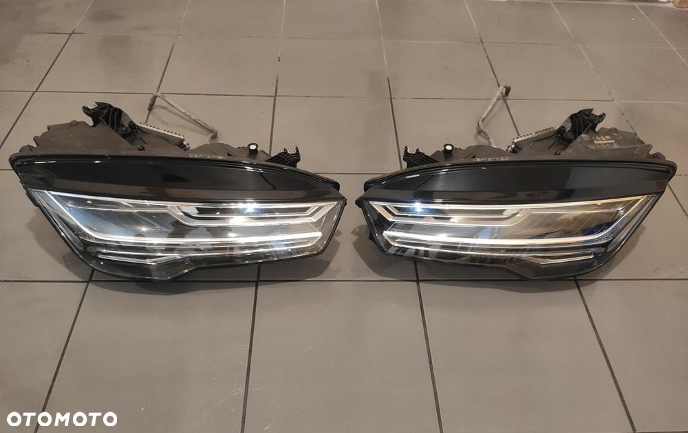 AUDI A7 4G8 LIFT LAMPY PRZÓD FULL LED MATRIX KOMPLETNE LEWA PRAWA ORYGINAŁ - 1
