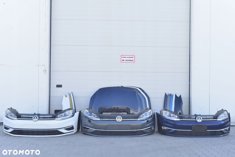 MASKA ZDERZAK BŁOTNIK GRILL LAMPA PAS BELKA XENON VW GOLF 7 VII Lift - 1