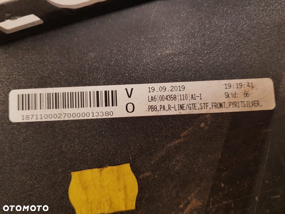 VW PASSAT B8 Lift GTE R-LINE ZDERZAK PRZEDNI PRZÓD PDC 3G0807221G - 8
