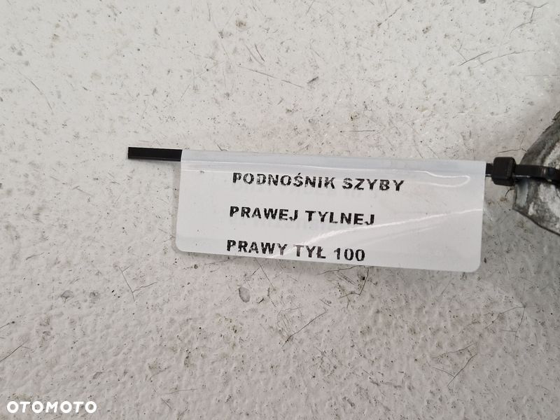 OUTLANDER 3 III MECHANIZM PODNOŚNIK SZYBY DRZWI PRAWY TYŁ TYLNY SILNICZEK - 4