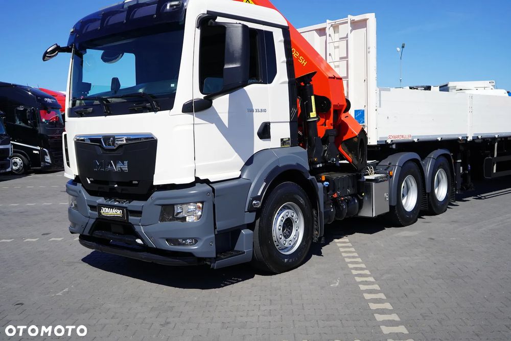 MAN TGS 33.510 / 6 X 4 / HDS PALFINGER PK 42 002 SH-E / WYSIĘG 17 M - 17
