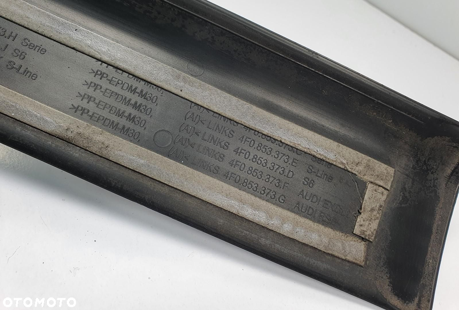 LISTWA PROGOWA LEWY PRZÓD AUDI A6 C6 4F0853373 - 7