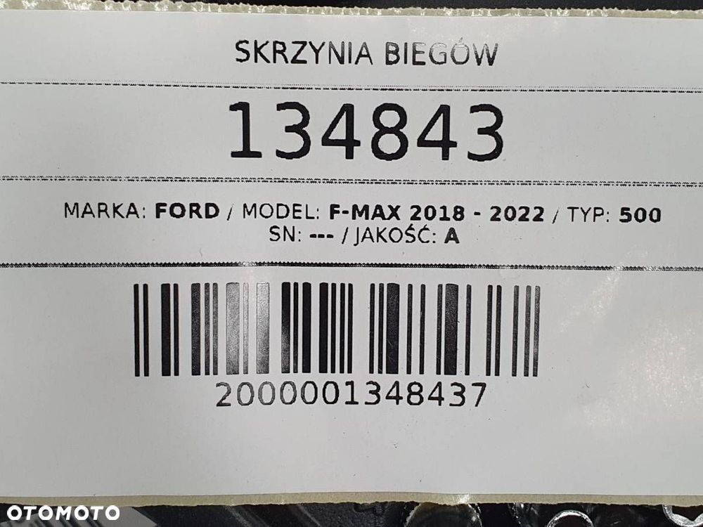 SKRZYNIA BIEGÓW AUTOMAT FORD F-MAX 500 2021 NISKI PRZEBIEG JC467K481BAB - 12