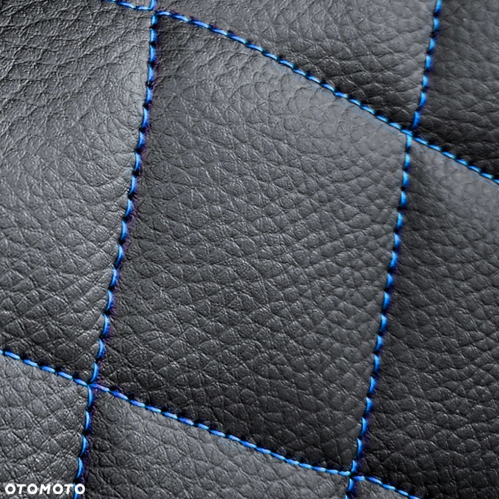 Koszulki pokrowce samochodowe na przednie fotele uniwersalne skórzane pikowane - 9