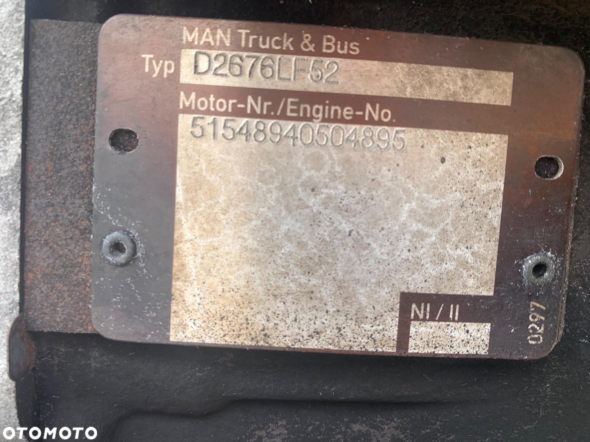 Silnik Man Tgx D2676LF52 460 km 420 km Uszkodzony - 8