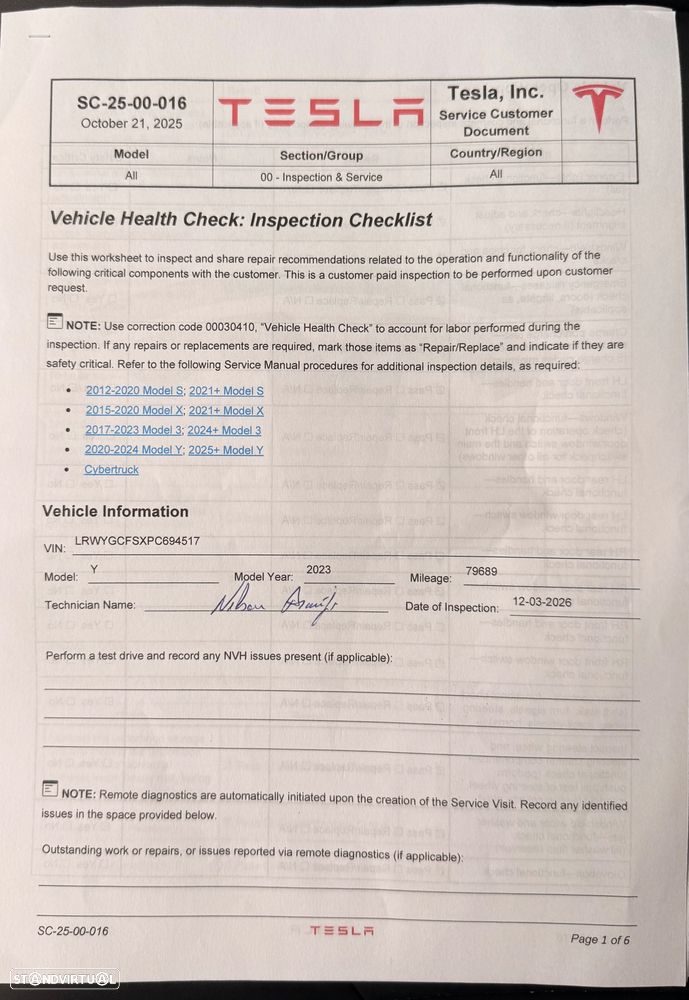 Tesla Model Y Tração Traseira - 16