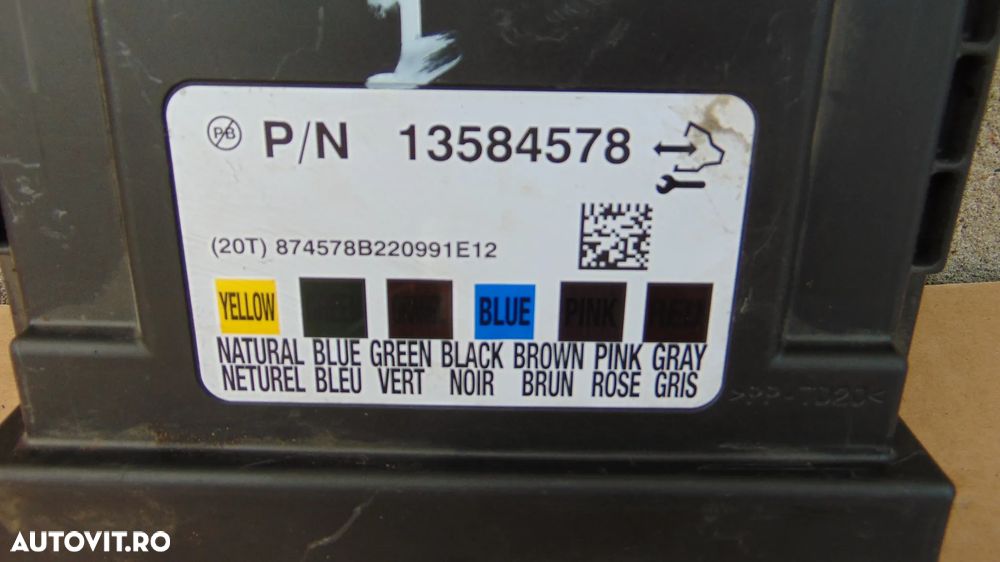 Calculator confort BCM Opel Astra J an 2012-2018 cod 13584578 - 2