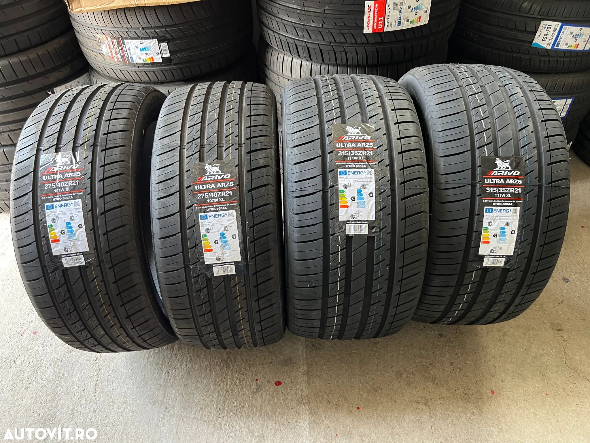 4 anvelope vara 275-40-21 si 315-35-21 BMW G05 G06 G07 X5 X6 X7 Mercedes GLC Porsche fabricatie 2024 - 1