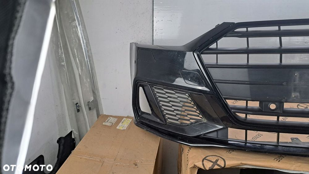 ZDERZAK AUDI A7 C8 4K 4K8 S-LINE 2019-2023 BLACK SHADOW LINE - 3