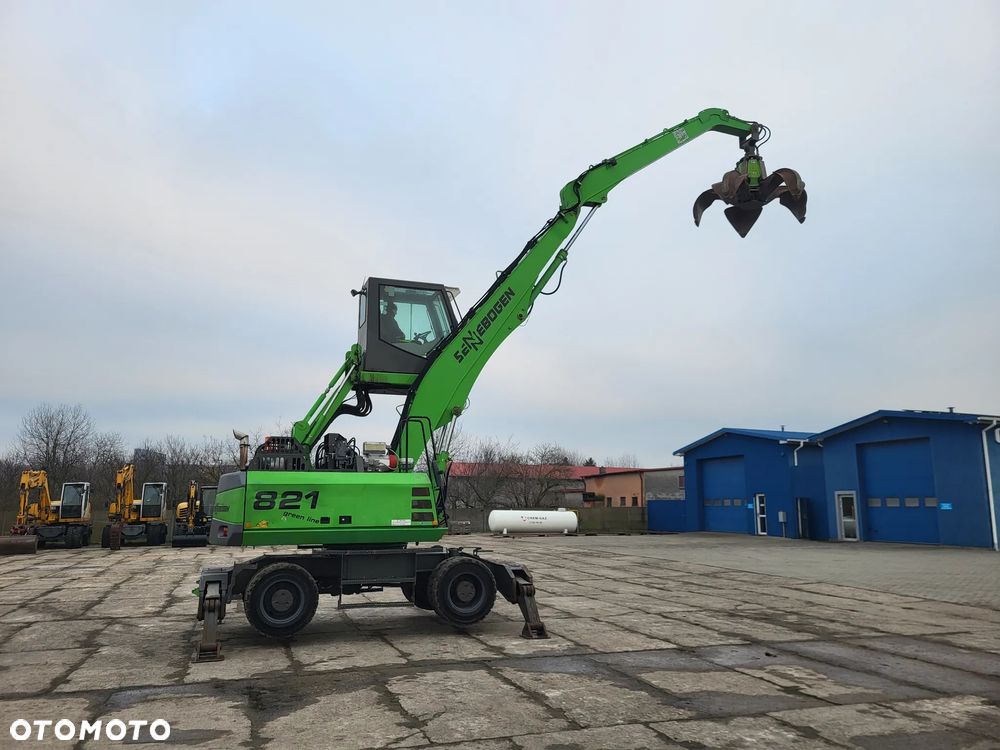 Sennebogen 821 M przeładunkowa do złomu chwytak + magnes - 7