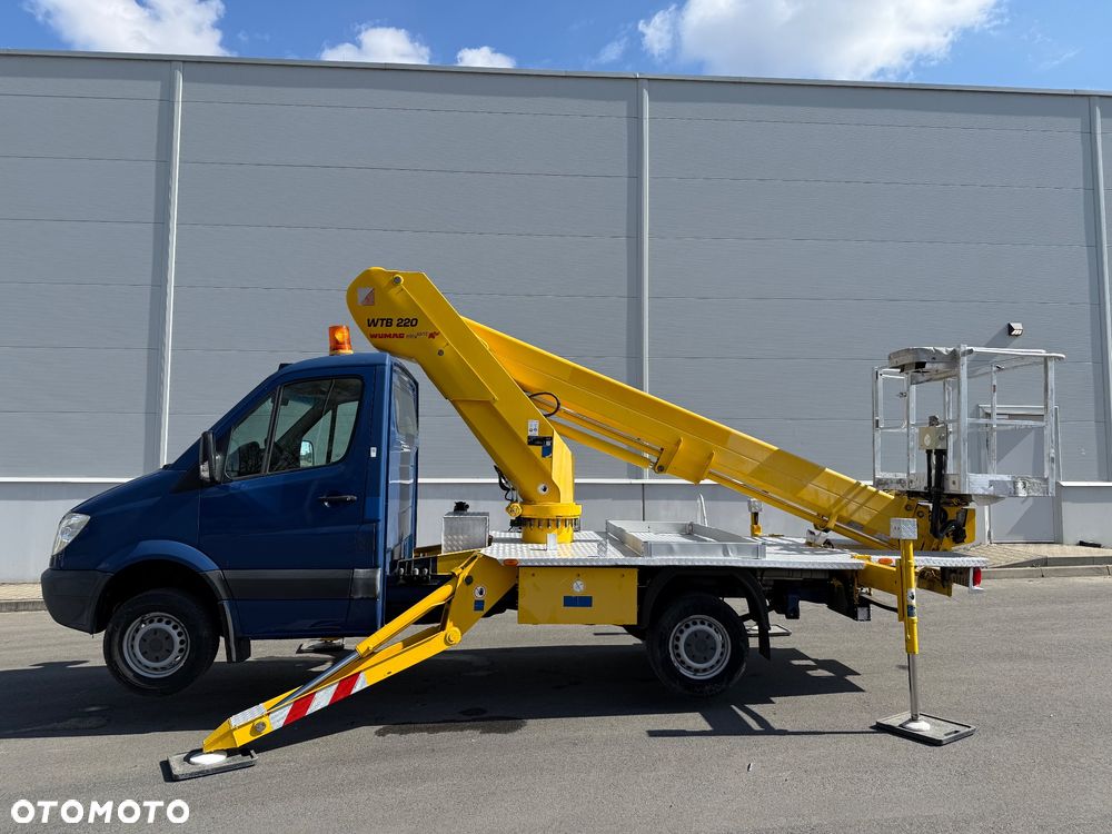 Mercedes-Benz Podnośnik Koszowy Wumag WTB 220 22 metry 14 w Bok Pilot UDT Palfinger zwyżka jak Gsr Ruthmann Multitel - 10