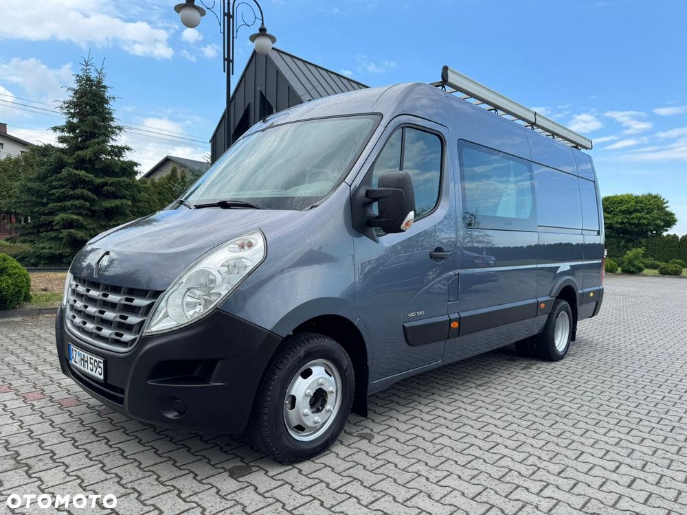 Renault MASTER L4H2 Klima Elektryka Na Bliźniaku Brygadówka Dubel Kabina 7os Hak Serwis - 9