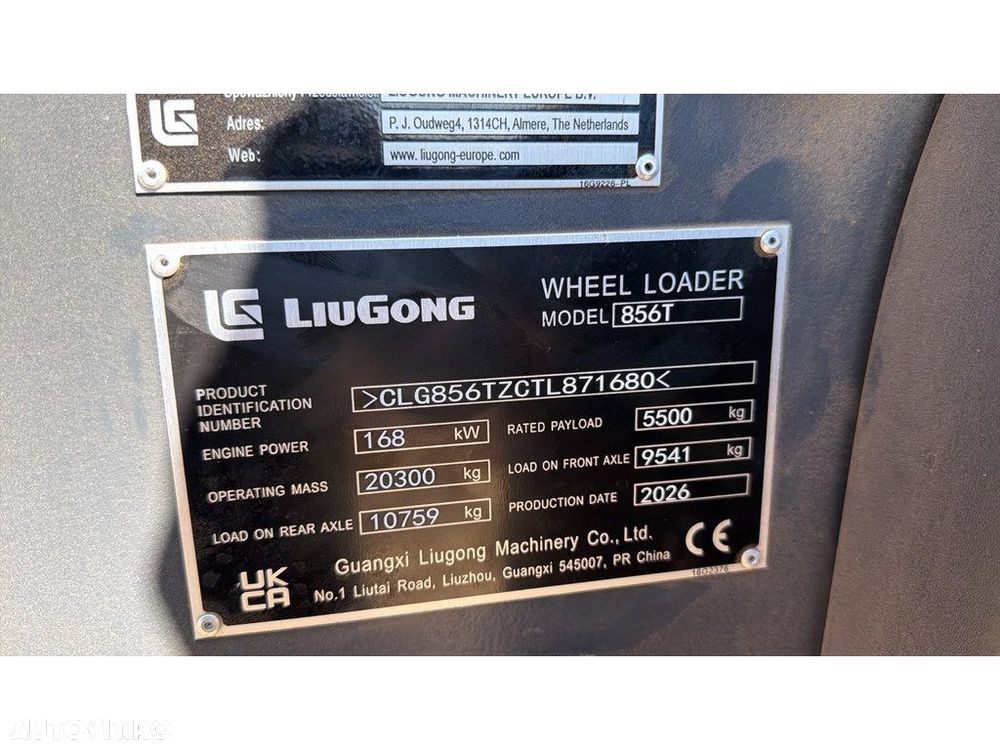 Liugong 856T Incarcator Frontal - 8