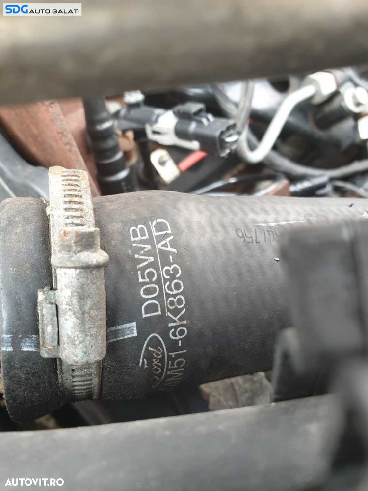 Furtun Conducta Tub Tubulatura Radiator Intercooler Ford Focus 2 1.8 TDCI 2004 - 2010 Cod 4M51-6K863-AD - 1