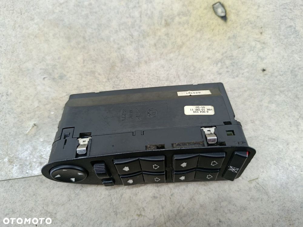 PANEL STEROWANIA SZYB I LUSTEREK BMW 5 E39 6904339 - 3
