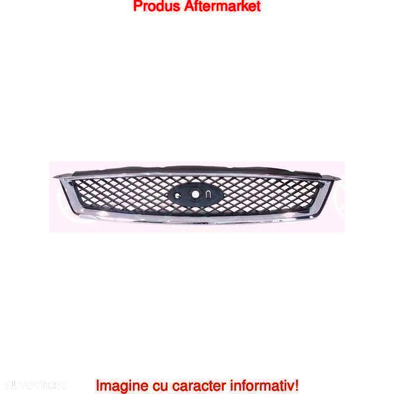Grila radiator Ford Focus 2 (Da), 11.2004-01.2008, crom/negru, 1337961, 3202051J - 2