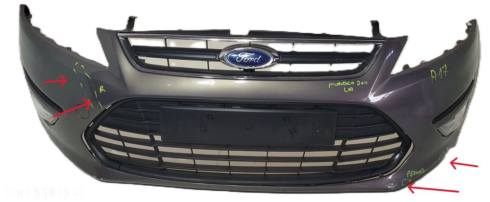 zderzak przedni grill FORD MONDEO MK4 LIFT 10-14 LA - 1