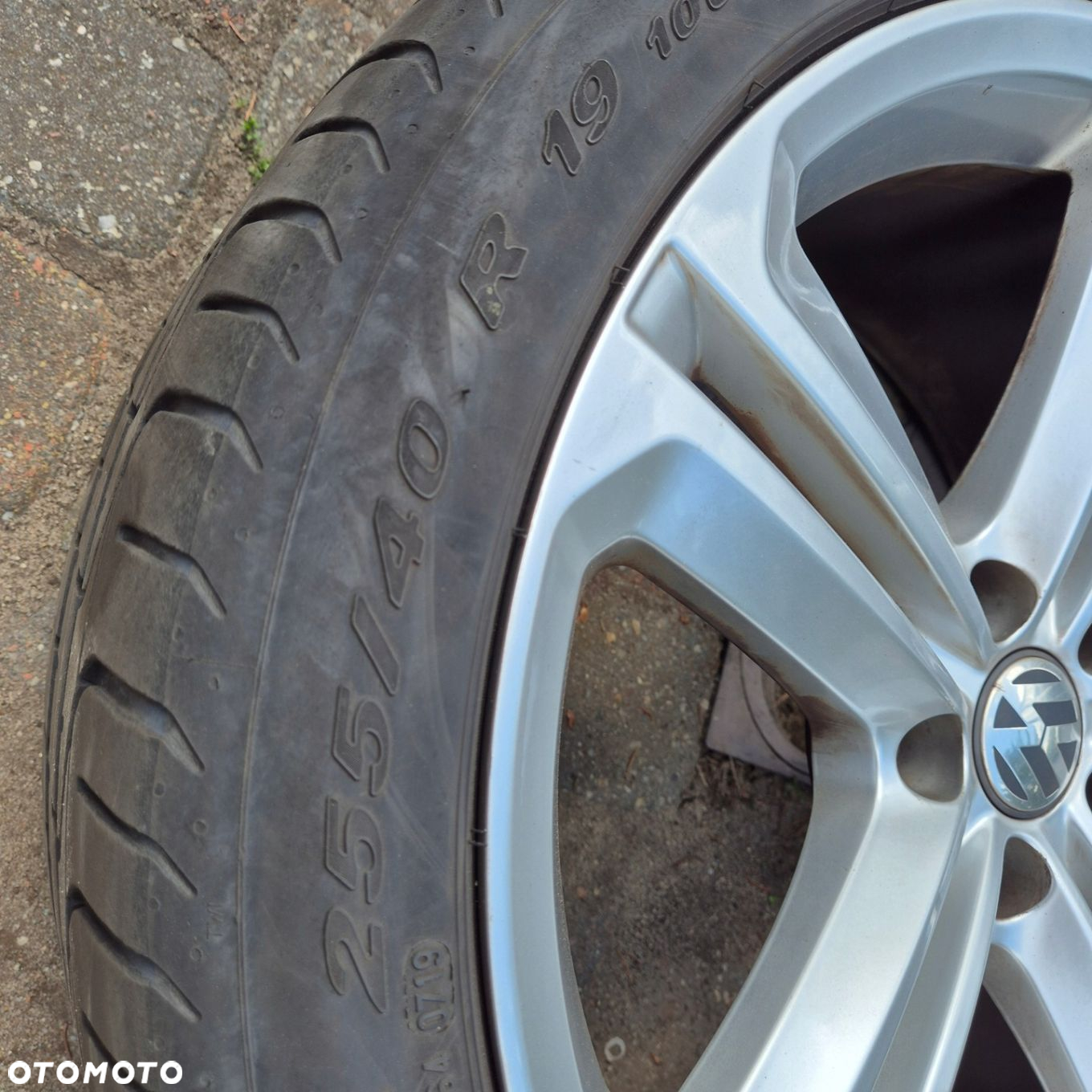 LATO KOŁA 19 ORYGINAŁ VW TIGUAN R-LINE 255/40 R19 czujniki - 9