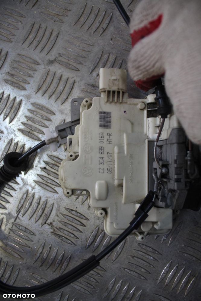ZAMEK DRZWI PRAWY TYŁ 9PIN VW PASSAT B6 3C4839016A - 5