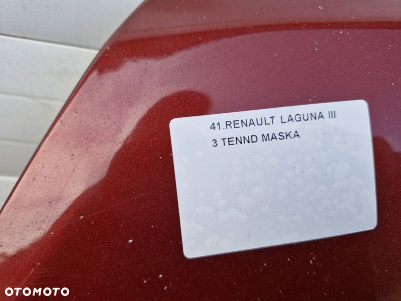 renault laguna 3 iii maska pokrywa silnika przód przednia tennd - 4