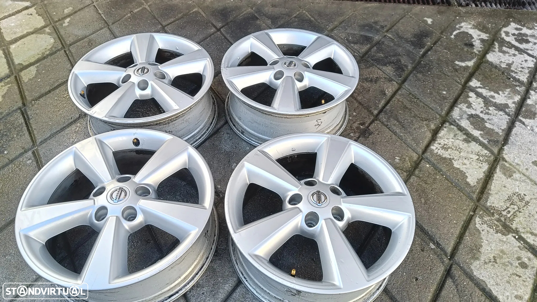 4 jantes 17 Nissan qashqai / Renault furacão 5x114.3 - 7