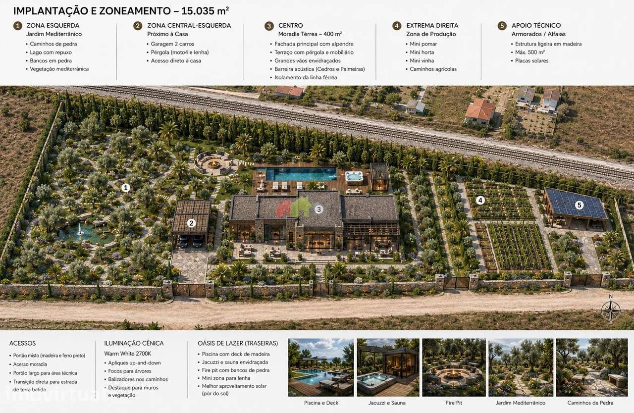 Quinta com 15.000 m2 em Palmela - Grande imagem: 3/35