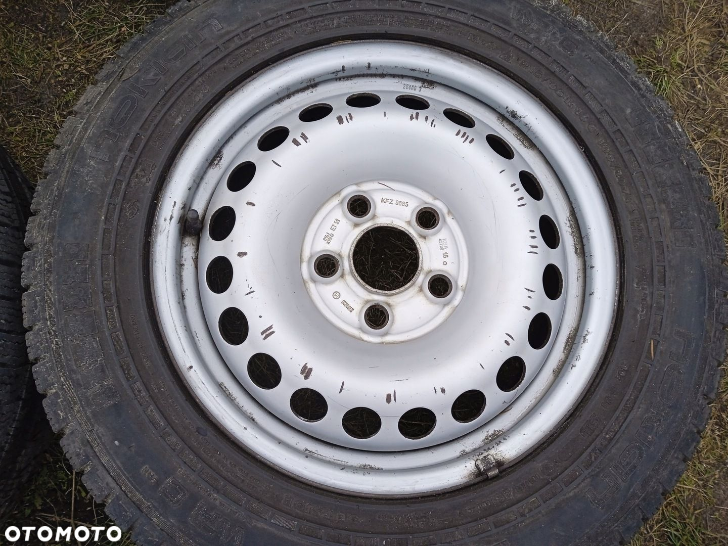 koła stalowe 5x120 VW T5 T6 Multivan Transporter opony zimowe 215/65 16C 8m - 2
