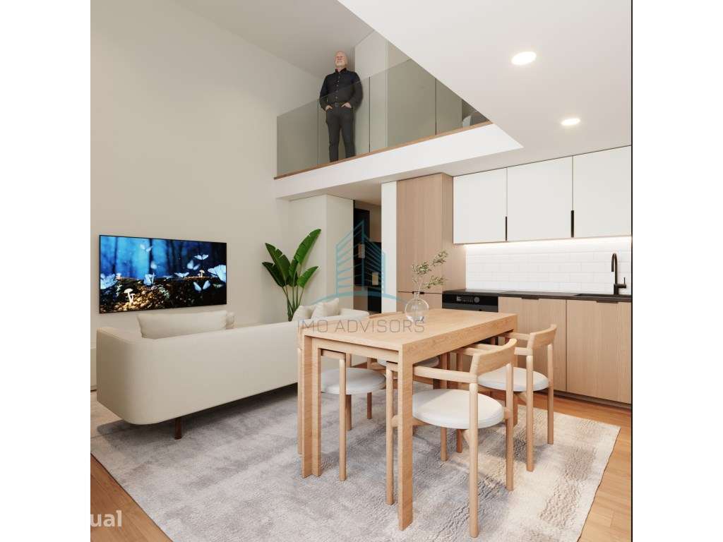 T0 NOVO com 1 varanda e Lugar de garagem para 1 Carro no Edificio '... - Grande imagem: 5/11