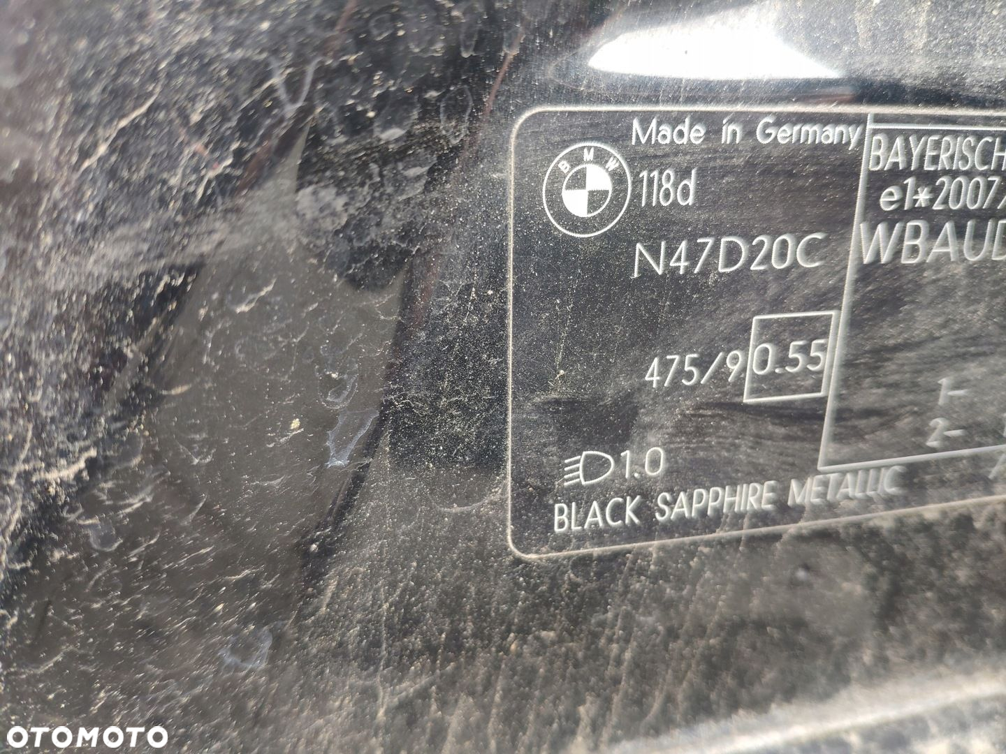 BMW 1 I E87 118D 2.0 D N47D20C SKRZYNIA BIEGÓW MANUALNA 6-KA 217.0.0007.02 - 10
