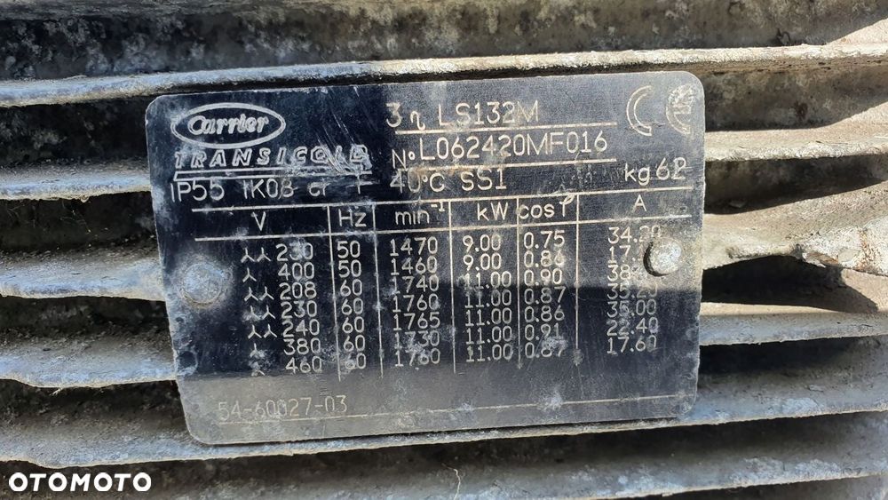 Silnik Elektryczny z Wiatrakiem Carrier Supra 950 - 3