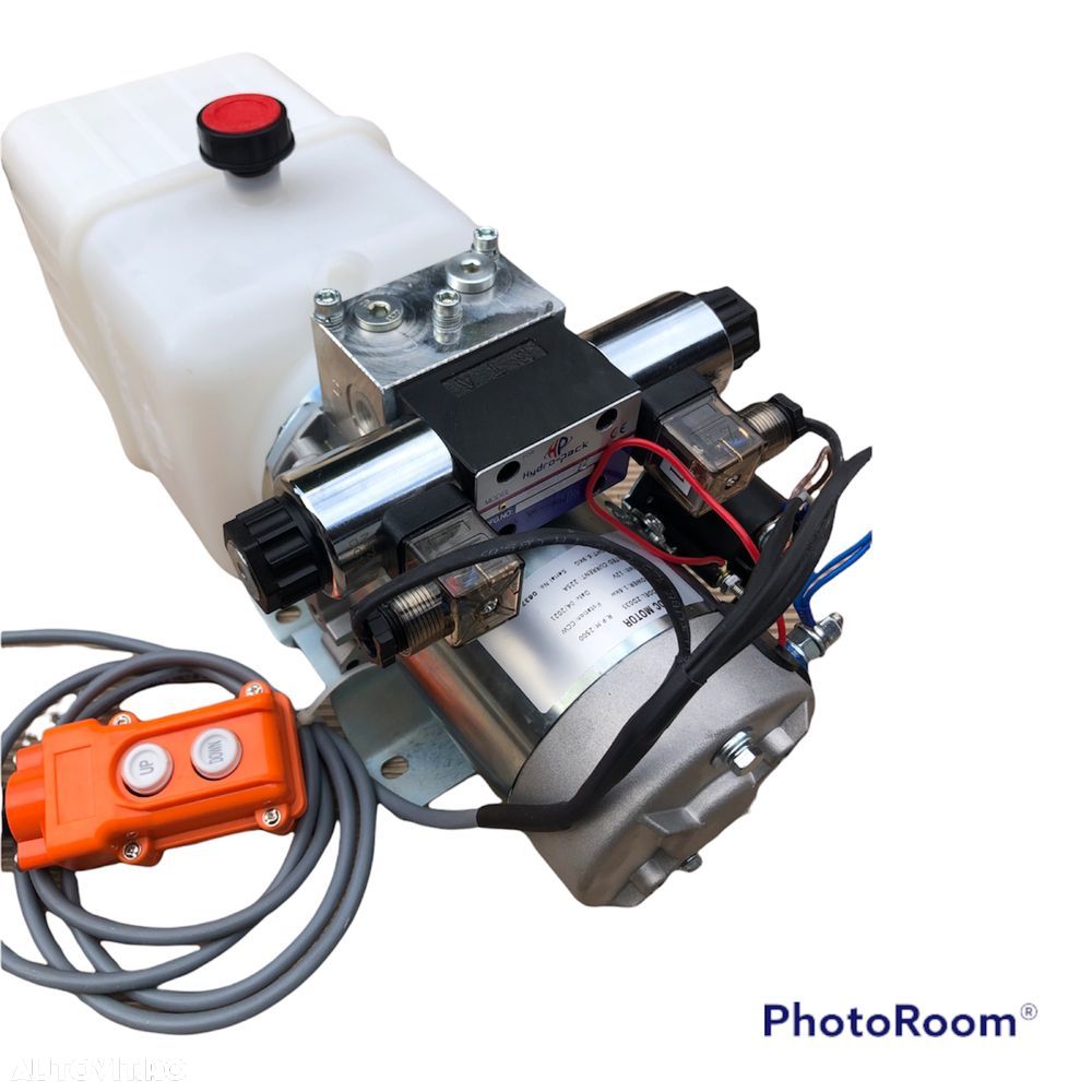 Pompa basculare dublu efect 24v rampe trailer - 3