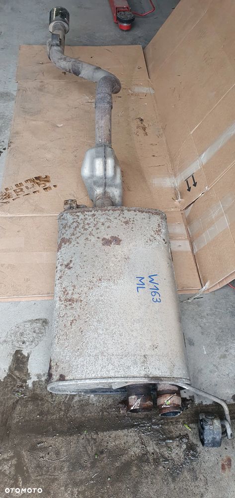 Tłumik końcowy wydech AMG Mercedes ML W163 Lift 4.0 CDI 1634903501 - 6