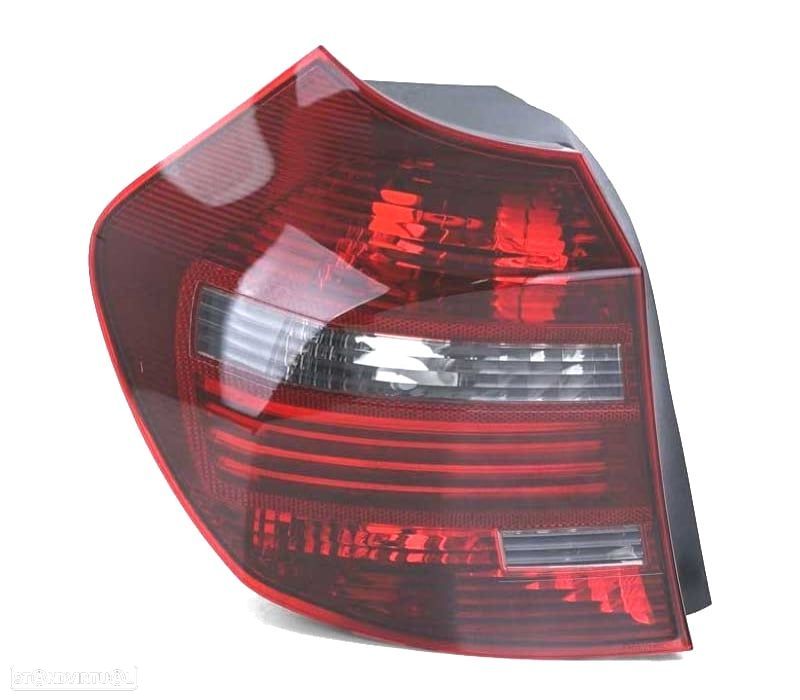 FAROL LED ESQ BMW E81 E87 LCI 07-11 VERMELHO FUMADO - 1