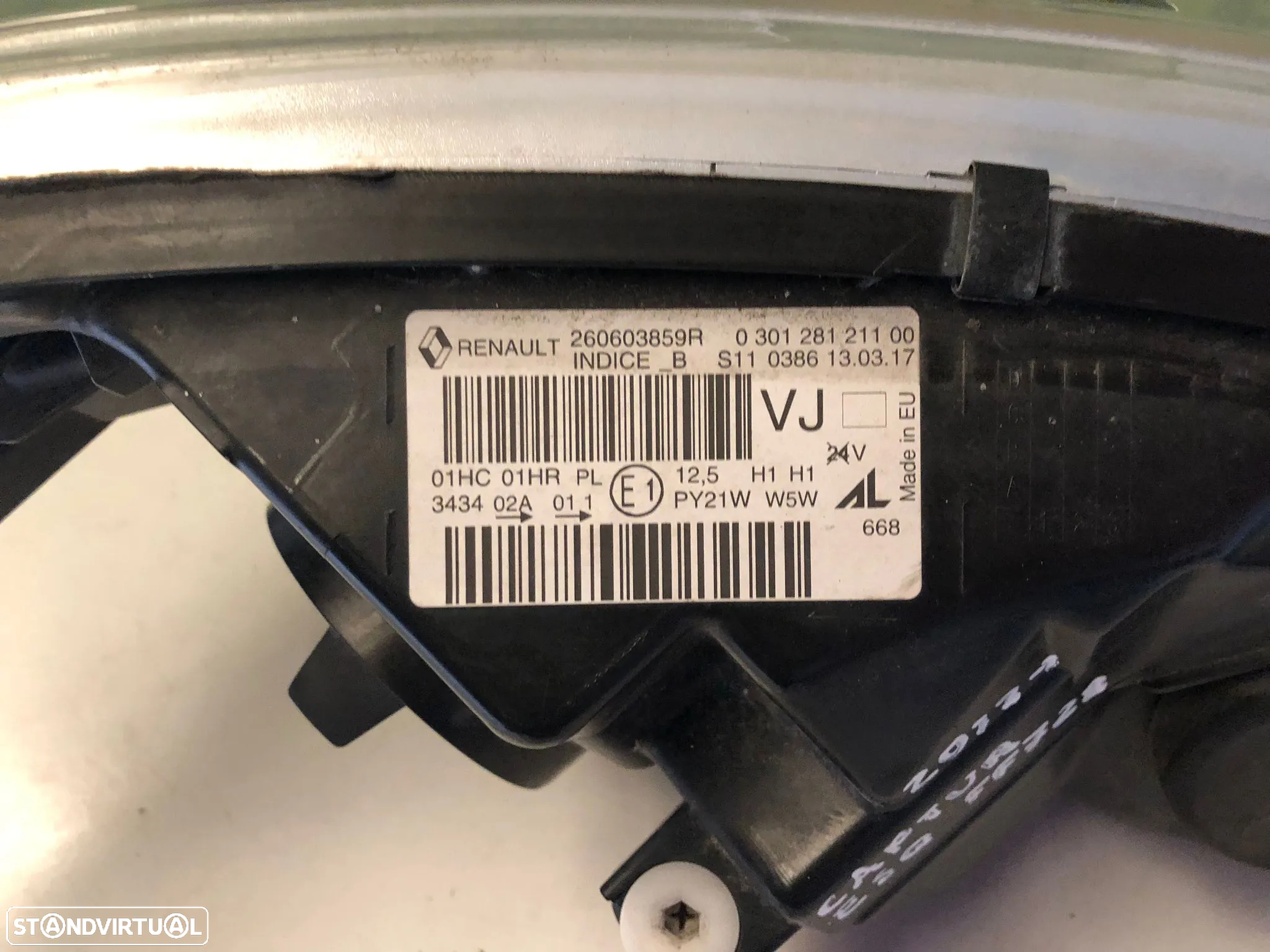 RENAULT CAPTUR I FAROL ESQUERDO - FF728 - 7