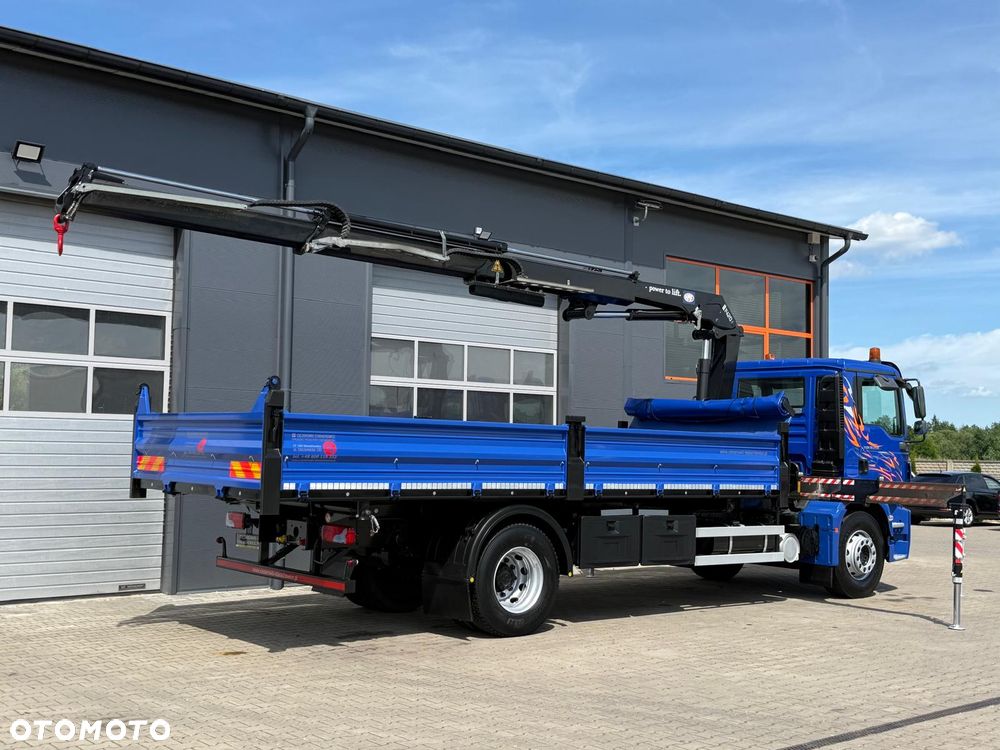 MAN TGM TGL TGS 18.250 // Klimatyzacja / Kiper 6,55 m !! // wywrotka 3-S + HDS HMF 1420 - K2 // budowlanka // energetyka //żuraw dzwig kran crane // Świeżo sprowadzony!! - 21