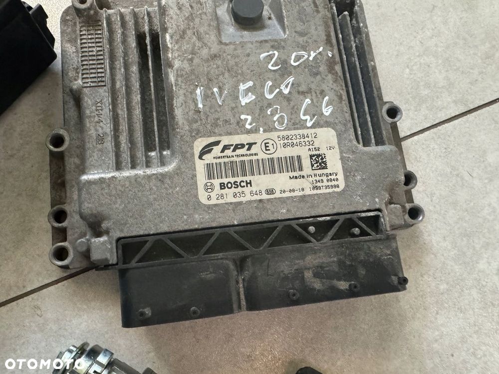 Iveco Daily 2,3 HPI zestaw startowy sterownik 0281035648 - 2