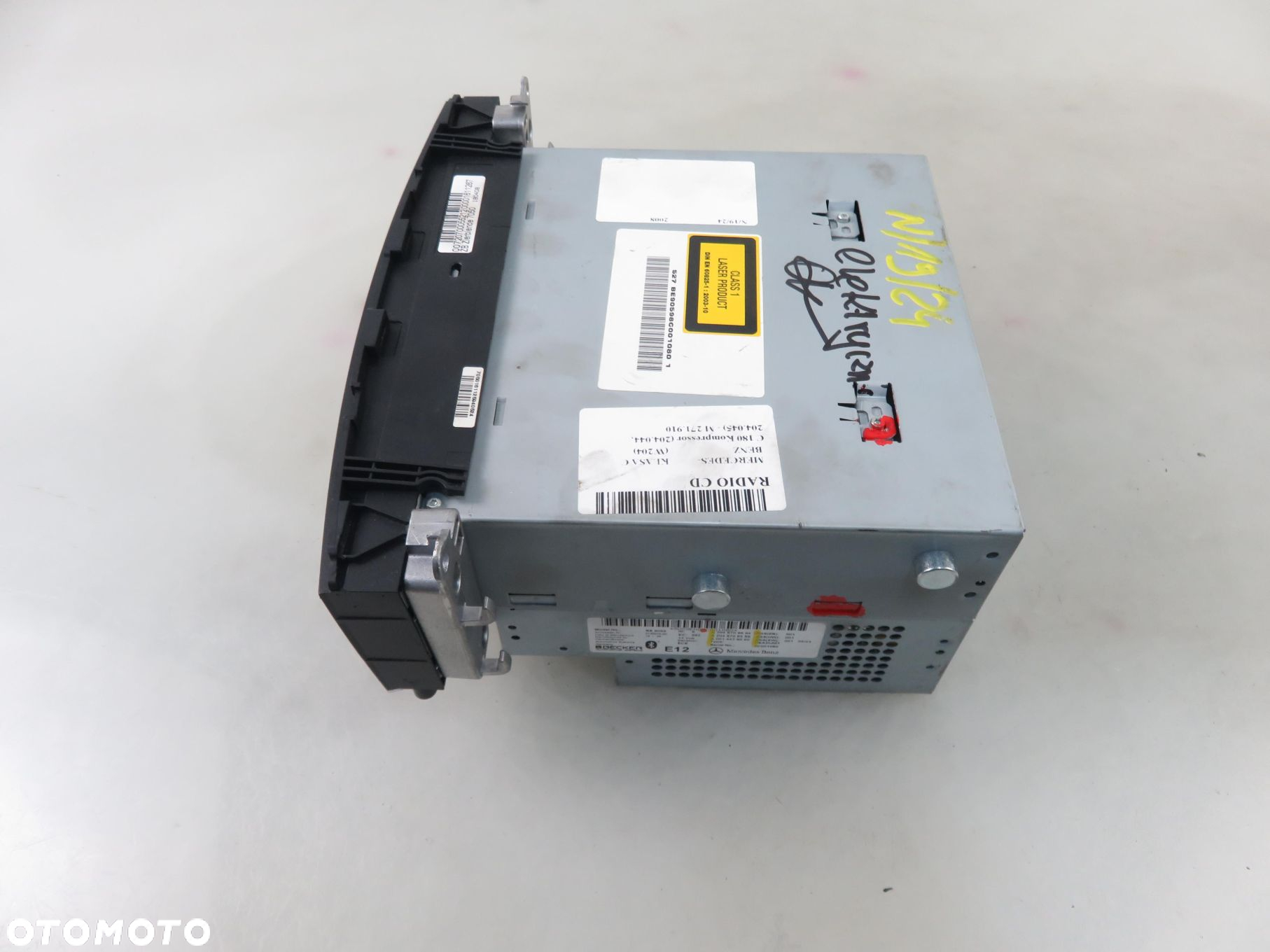 RADIO MERCEDES KLASA C W204 2048709694 2048706589 0014429060 - 12