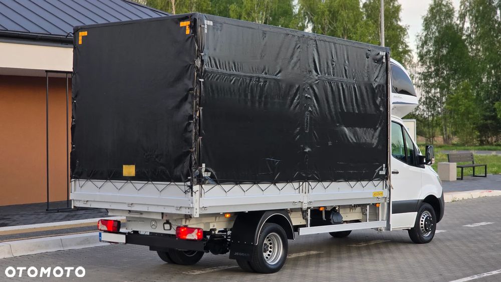 Mercedes-Benz SPRINTER 519 CDI 907❗❗3.0 190 KM V6 / MANUAL / PLANDEKA 10 PALET / PODNOSZONY DACH / BLIŹNIAKI / ZABUDOWA JEGGER / PODUSZKI PNEUMATYCZNE / SYPIALKA / SALON POLSKA ❗❗ - 22