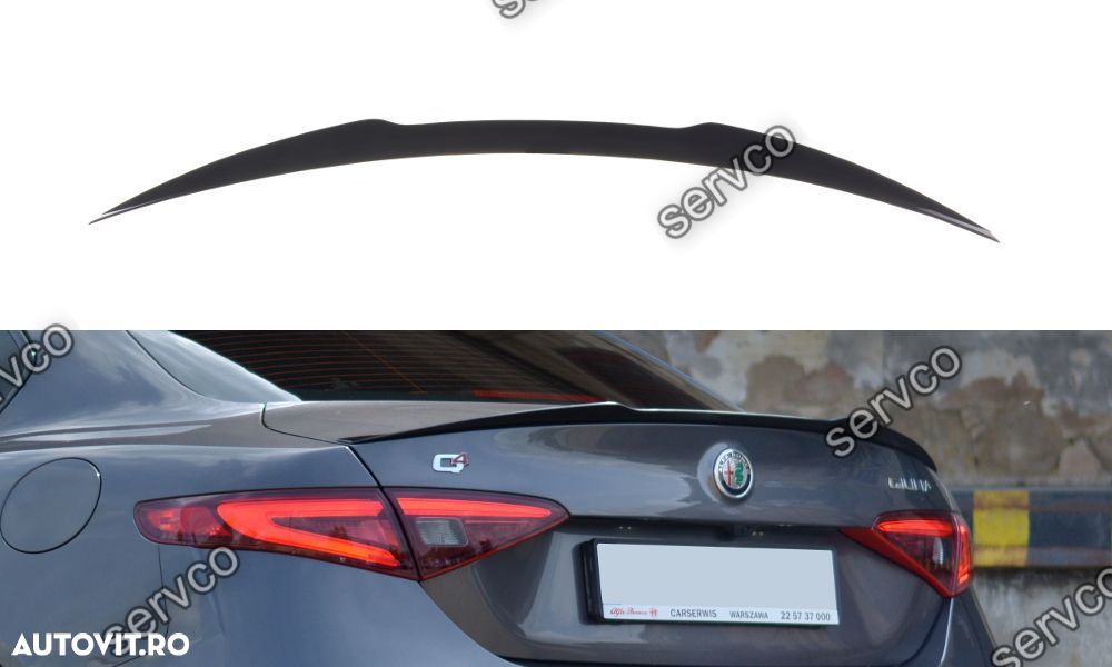 Eleron portbagaj Alfa Romeo Giulia Veloce 2015- v1 Maxton Design