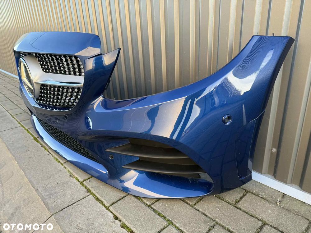 Mercedes Benz C-klasa W205 Lift AMG Zderzak przód przedni PDC komplet 18-21 - 3