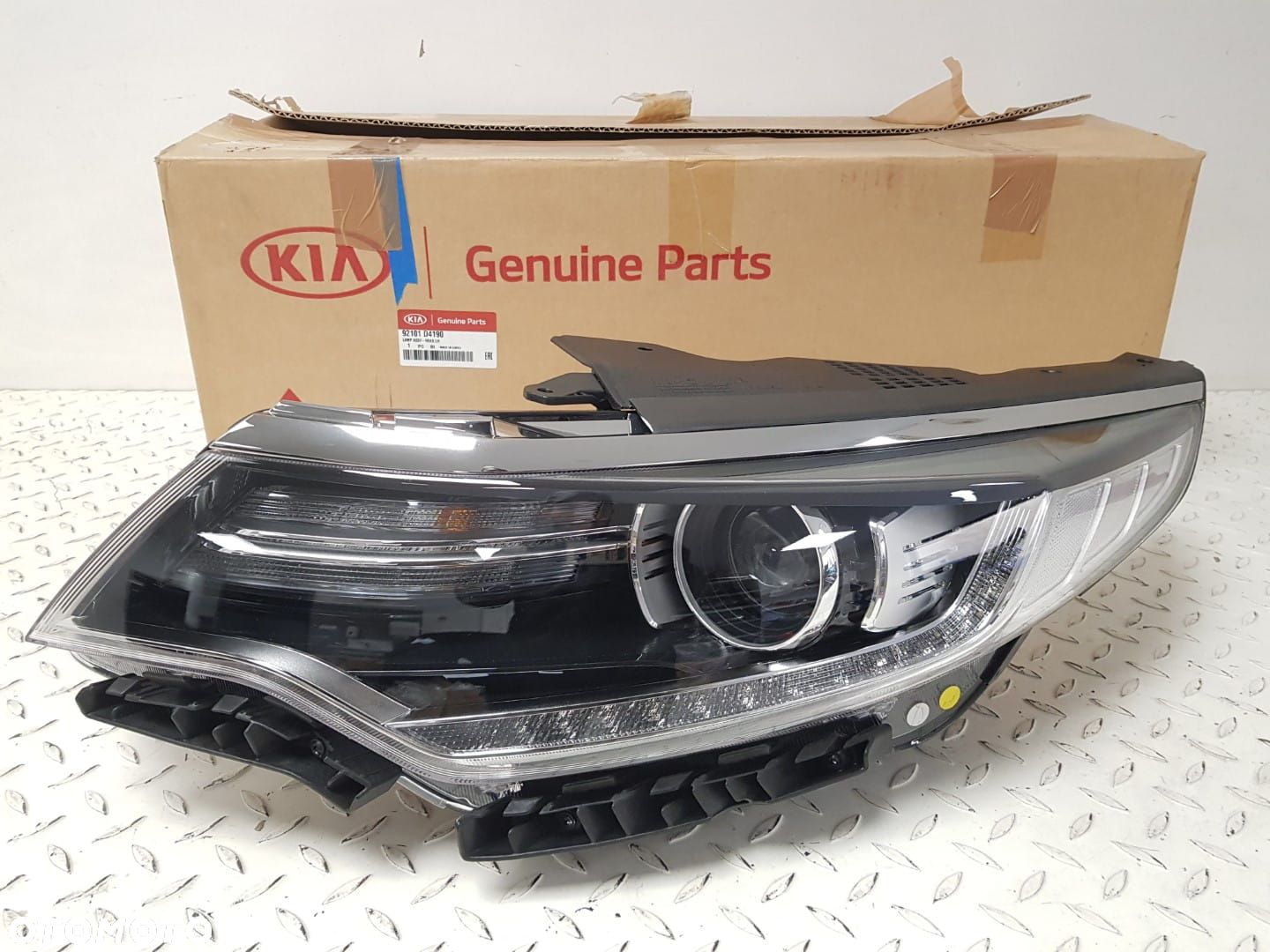 NOWA ORYGINALNA LAMPA LEWA PRZEDNIA XENON + LED KIA OPTIMA 4 IV 15-19 KOMPLETNA EUROPA 92101D4190 - 2
