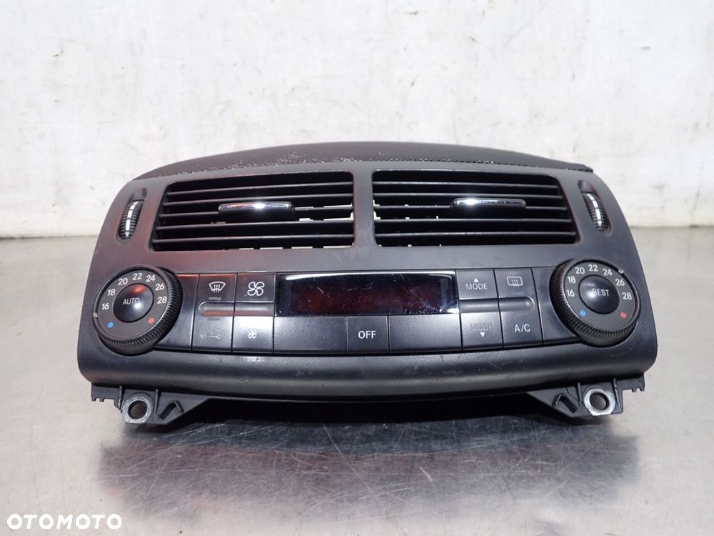 PANEL STEROWANIA NAWIEWU KLIMATYZACJI MERCEDES-BENZ W211 E200 CDI  2118300790 A2118301854 - 1