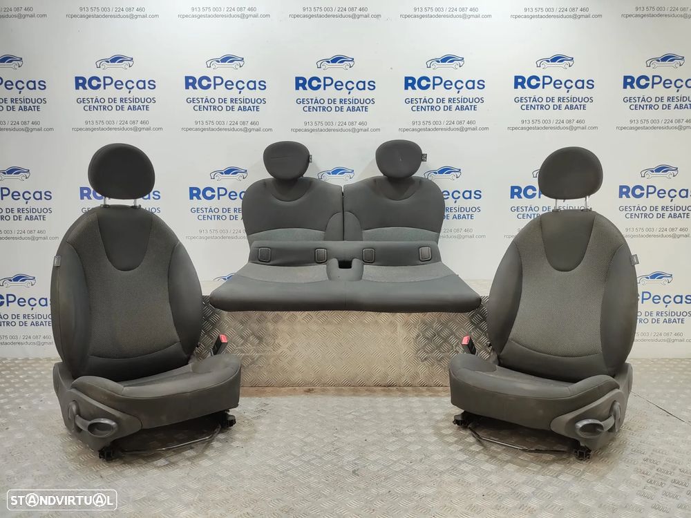 Conjunto Bancos Tecido Mini Cooper R56 R55 Clubman R57 Cabrio LCI