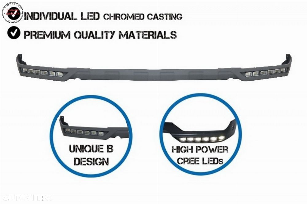 Prelungire Bara Fata LED DRL MERCEDES G-Class W463 G63 G65 (2013-2017)- livrare gratuita - 8