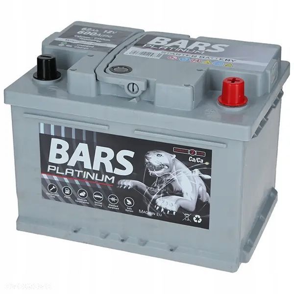 Akumulator Bars Platinum 12V 62Ah 600A EN P L2B - 15 kg - 5