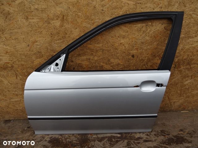 DRZWI LEWY PRZÓD LEWE PRZEDNIE BMW E46 LIFT SEDAN 01-05 LAK:TITANSILBER METALLIC NR524 - 1
