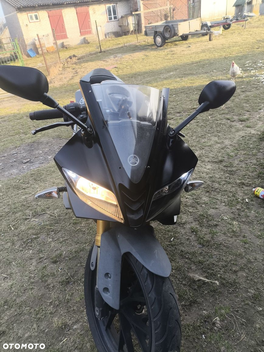 Yamaha Yzf r125 bok czasza owiewka lampy licznik stelaz komplet - 2