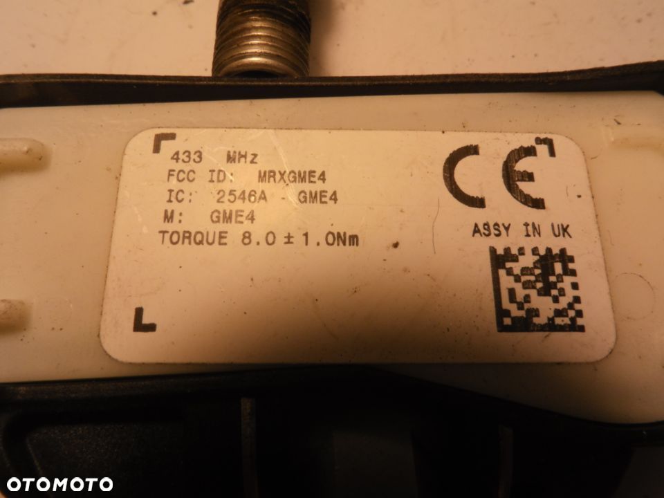 CZUJNIK CIŚNIENIA OPEL INSIGNIA 2546AGME4 PODANA CENA ZA KOMPLET 4 SZTUKI OPEL - 3